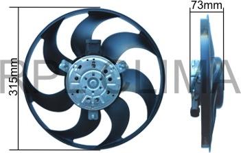 RPL QUALITY APELMB5031 - Ventilator, radiator aaoparts.ro