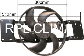 RPL QUALITY APELRE5007 - Ventilator, radiator aaoparts.ro