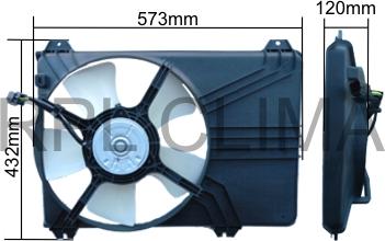 RPL QUALITY APELSU5008 - Ventilator, radiator aaoparts.ro