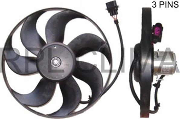 RPL QUALITY APELVW0019 - Ventilator, radiator aaoparts.ro