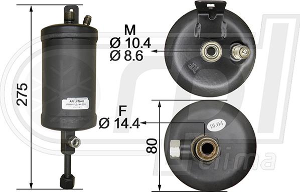 RPL QUALITY APFLFT0003 - Uscator,aer conditionat aaoparts.ro