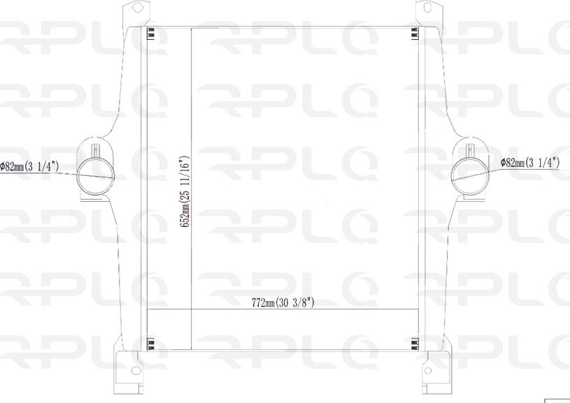 RPL QUALITY APITIV5002 - Intercooler, compresor aaoparts.ro