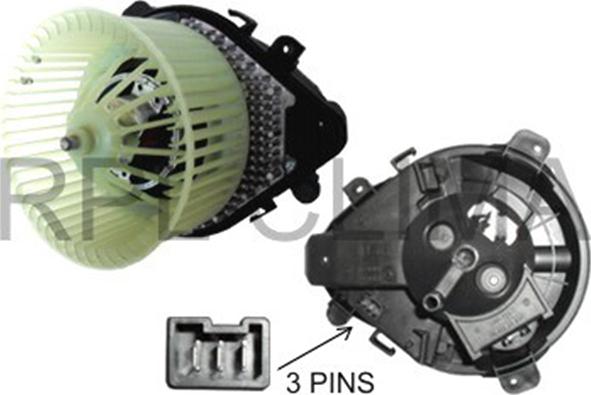 RPLQuality APVTCI0013 - Electromotor, ventilatie interioara aaoparts.ro