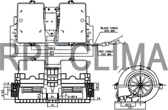 RPL QUALITY APVTDF5002 - Electromotor, ventilatie interioara aaoparts.ro