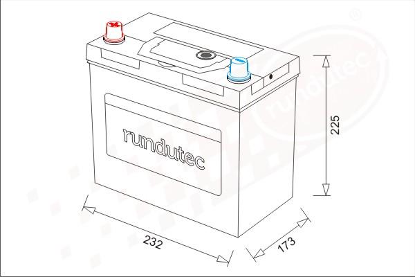 RUTEC RNU065LCN - Baterie de pornire aaoparts.ro
