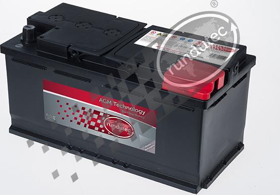 RUTEC RNU105AGM - Baterie de pornire aaoparts.ro
