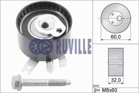 Ruville 55581 - Rola intinzator,curea distributie aaoparts.ro