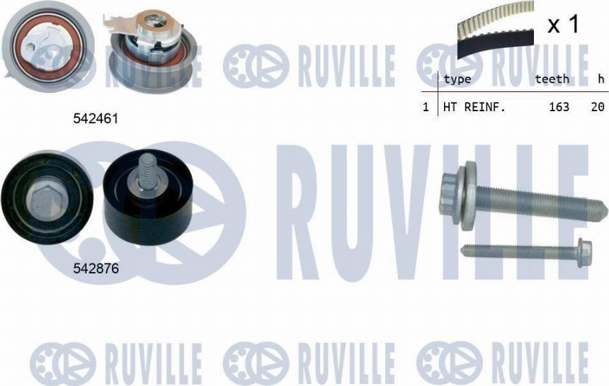 Ruville 550495 - Set curea de distributie aaoparts.ro