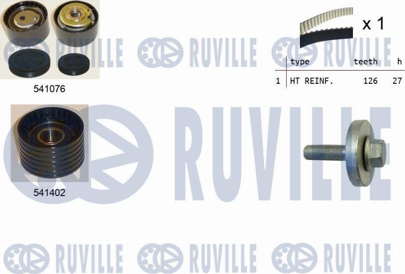 Ruville 550278 - Set curea de distributie aaoparts.ro