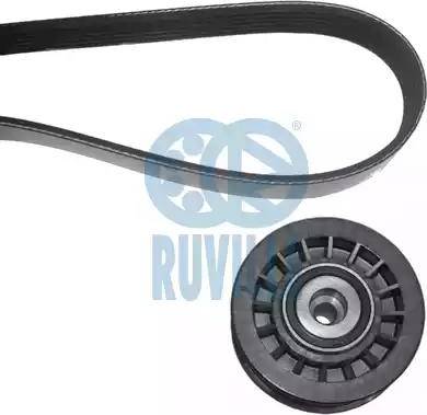 Ruville 5510180 - Set curea transmisie cu caneluri aaoparts.ro