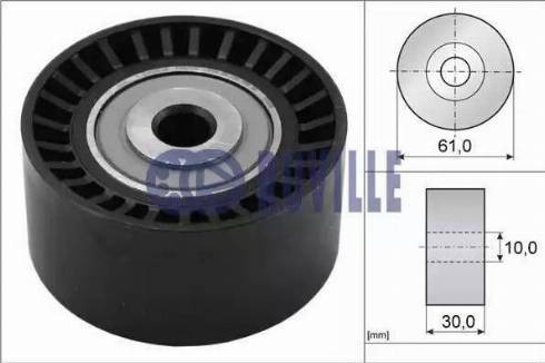 Ruville 56665 - Rola ghidare / conducere, curea distributie aaoparts.ro