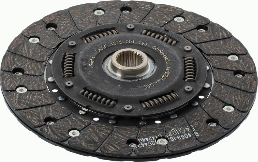 SACHS 1878 001 193 - Disc ambreiaj aaoparts.ro