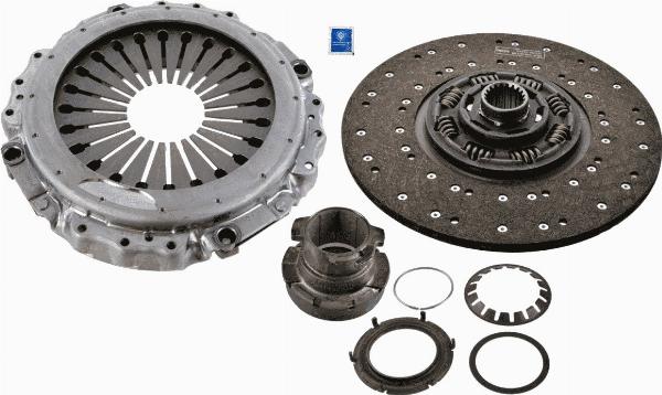 SACHS 3400 117 201 - Set ambreiaj aaoparts.ro