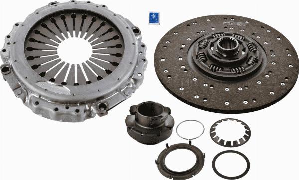 SACHS 3400 117 202 - Set ambreiaj aaoparts.ro