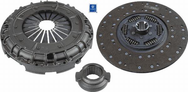 SACHS 3 400 121 101 - Set ambreiaj aaoparts.ro