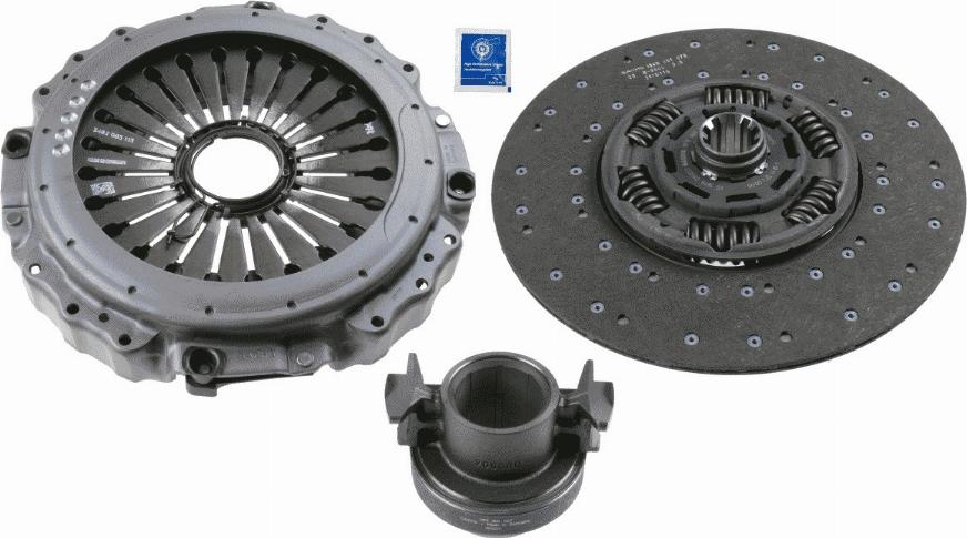 SACHS 3400 128 001 - Set ambreiaj aaoparts.ro
