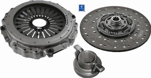 SACHS 3400 700 492 - Set ambreiaj aaoparts.ro