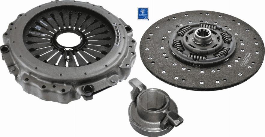 SACHS 3400 700 492 - Set ambreiaj aaoparts.ro