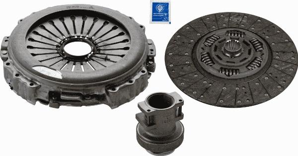 SACHS 3400 700 533 - Set ambreiaj aaoparts.ro