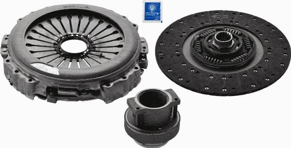 SACHS 3400 700 532 - Set ambreiaj aaoparts.ro