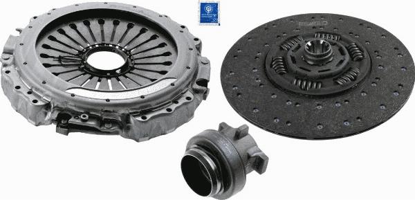 SACHS 3400 700 522 - Set ambreiaj aaoparts.ro