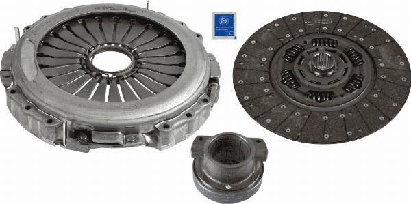 SACHS 3400 700 666 - Set ambreiaj aaoparts.ro