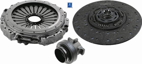 SACHS 3400 700 604 - Set ambreiaj aaoparts.ro