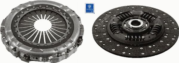 SACHS 3400 700 602 - Set ambreiaj aaoparts.ro