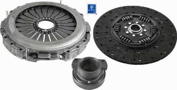 SACHS 3400 700 610 - Set ambreiaj aaoparts.ro