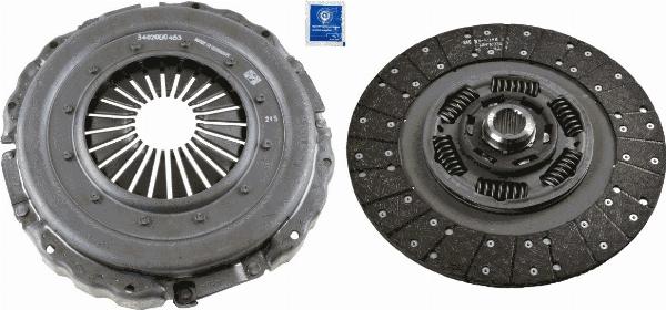 SACHS 3400 700 623 - Set ambreiaj aaoparts.ro