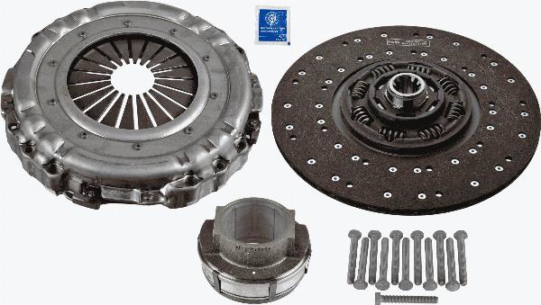 SACHS 3400 700 622 - Set ambreiaj aaoparts.ro