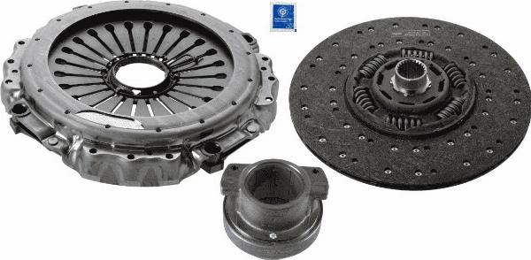 SACHS 3400 700 354 - Set ambreiaj aaoparts.ro