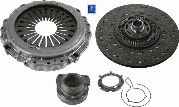 SACHS 3400 700 356 - Set ambreiaj aaoparts.ro