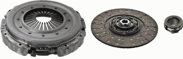 SACHS 3 400 700 308 - Set ambreiaj aaoparts.ro