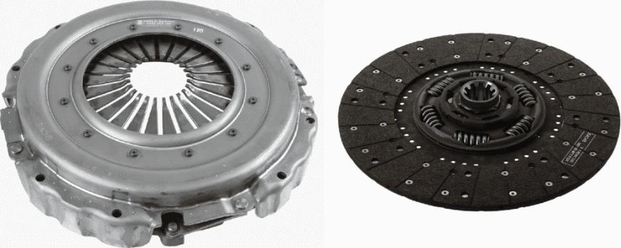SACHS 3400 700 302 - Set ambreiaj aaoparts.ro