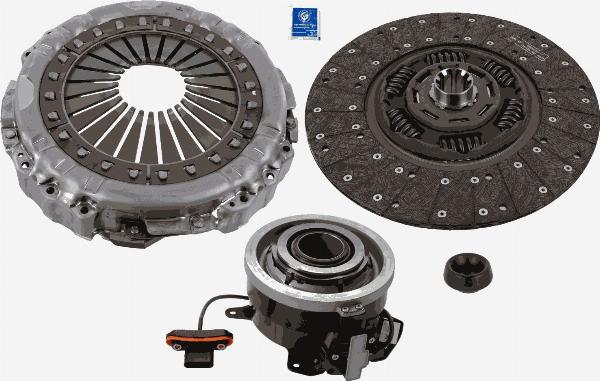 SACHS 3400 710 090 - Set ambreiaj aaoparts.ro