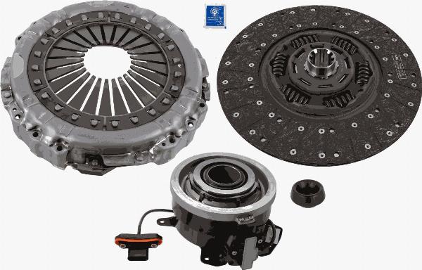 SACHS 3400 710 091 - Set ambreiaj aaoparts.ro
