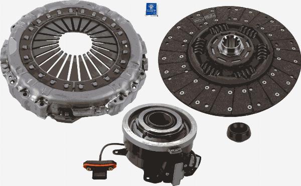 SACHS 3400 710 092 - Set ambreiaj aaoparts.ro
