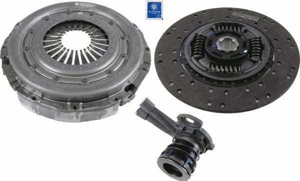 SACHS 3400 710 005 - Set ambreiaj aaoparts.ro