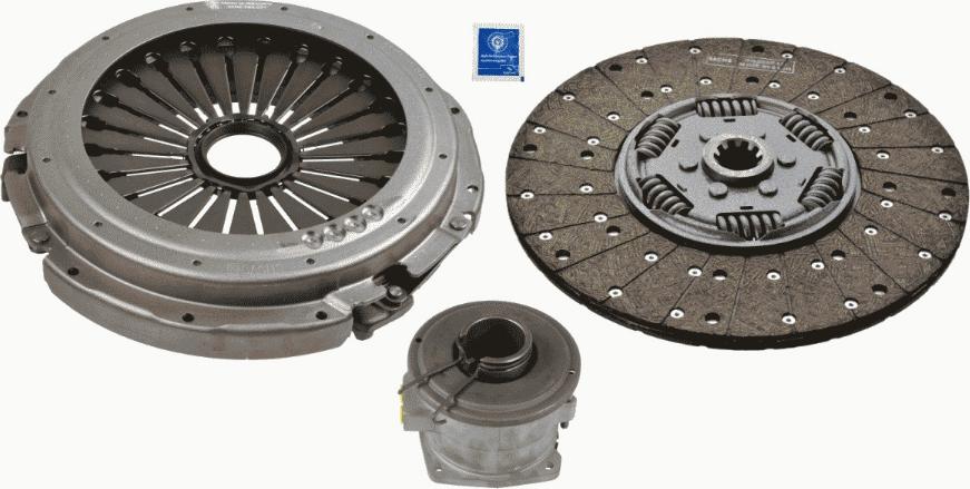 SACHS 3 400 710 001 - Set ambreiaj aaoparts.ro