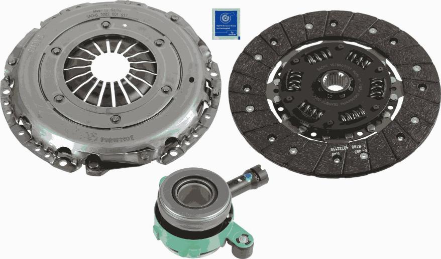 SACHS 3000 990 401 - Set ambreiaj aaoparts.ro