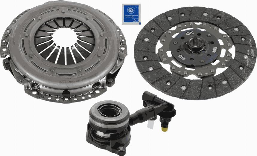 SACHS 3000 990 422 - Set ambreiaj aaoparts.ro