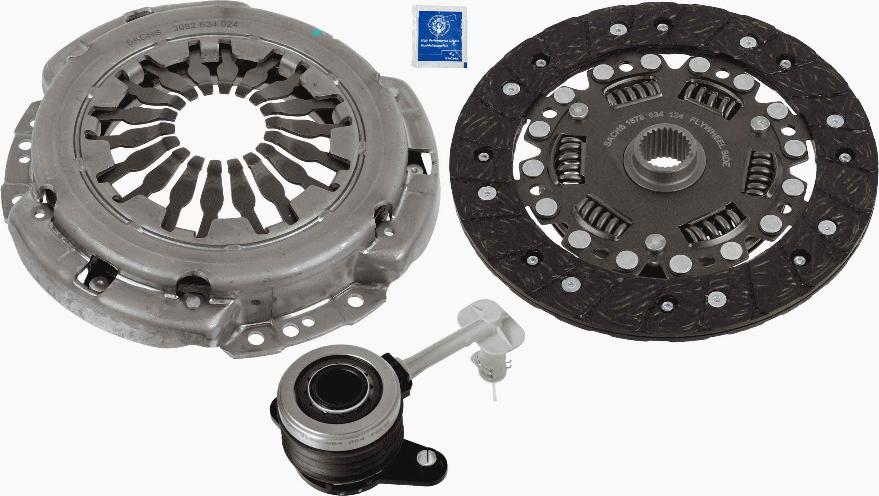 SACHS 3000 990 587 - Set ambreiaj aaoparts.ro