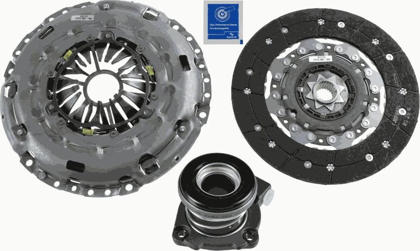 SACHS 3000 990 163 - Set ambreiaj aaoparts.ro