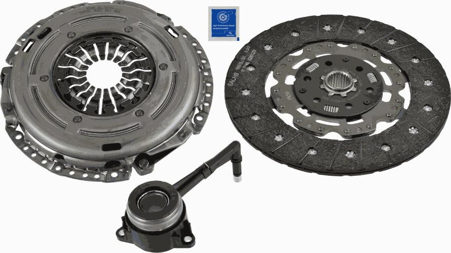 SACHS 3000 990 340 - Set ambreiaj aaoparts.ro