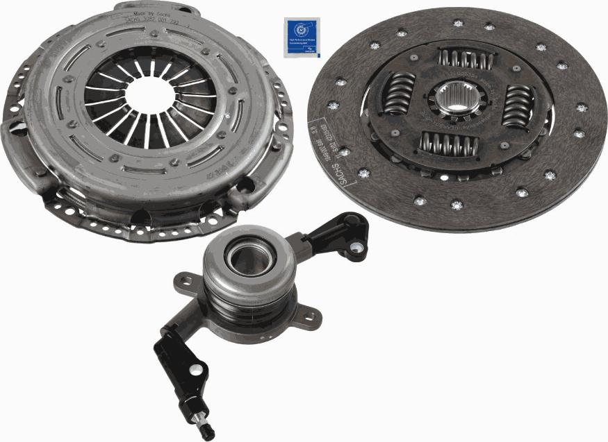 SACHS 3000 990 353 - Set ambreiaj aaoparts.ro