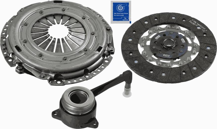 SACHS 3000 990 332 - Set ambreiaj aaoparts.ro