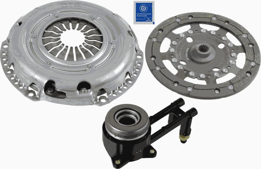 SACHS 3000 990 208 - Set ambreiaj aaoparts.ro