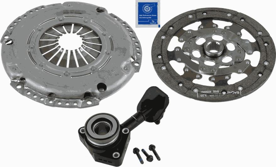 SACHS 3000 990 224 - Set ambreiaj aaoparts.ro