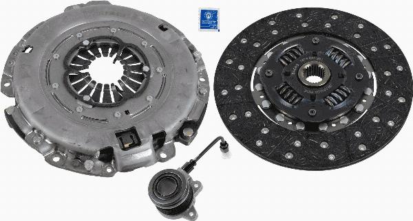 SACHS 3000 990 222 - Set ambreiaj aaoparts.ro